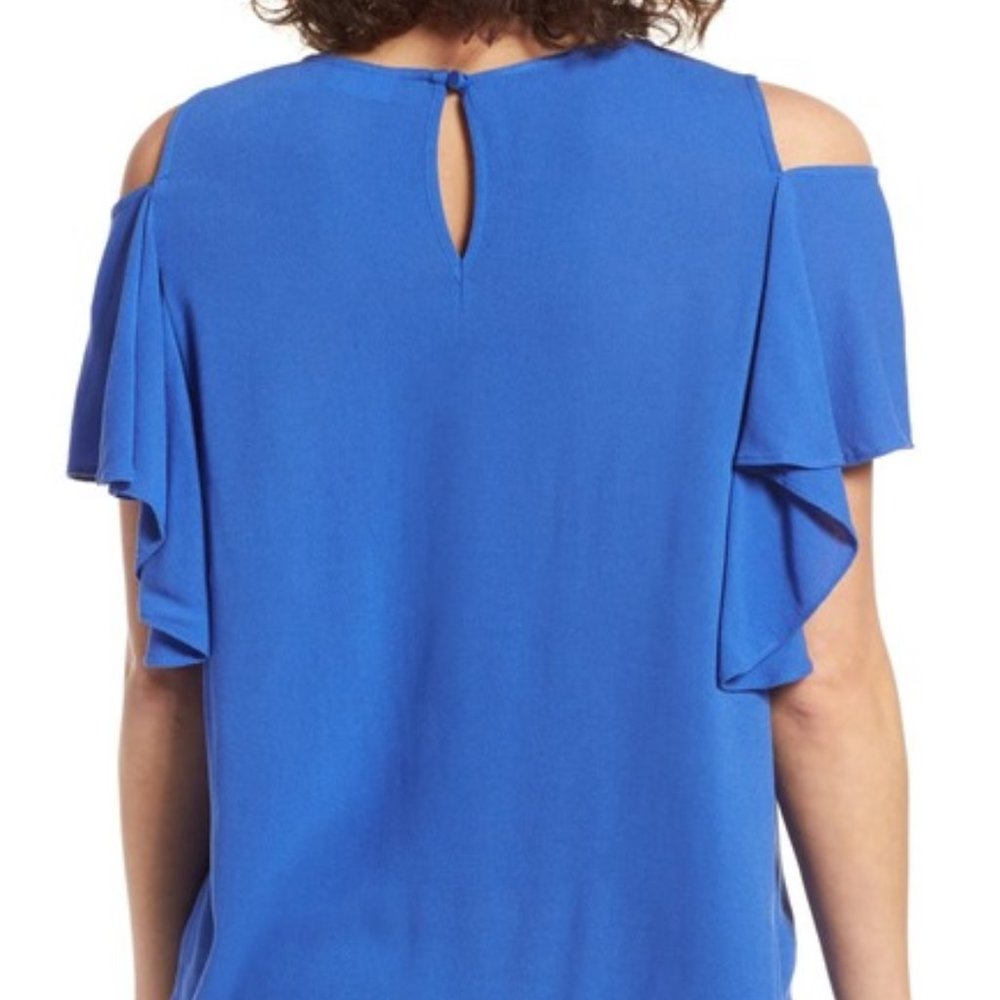 BP Ruffle Cold Shoulder Blouse - Picture 2 of 6